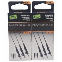 Fox Edges Naturals Submerge Lead Clip Leaders